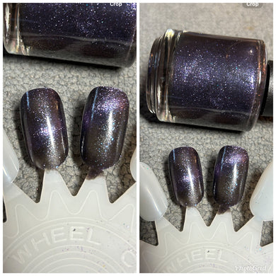 Lilac Nebula - Precious Pearls, Metals and Magnetics Lacquer Fan Group Custom for July