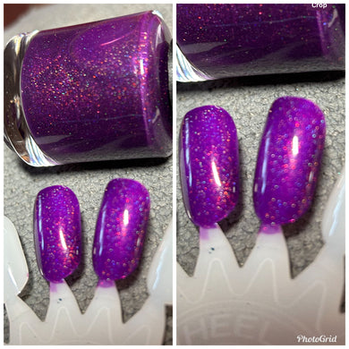 *8 BOTTLES LEFT* Passion's Promise - Purple Polish People Group Custom for July